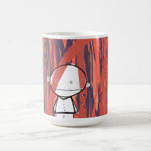 Tasse abstraite de garçon