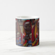 TASSE AFRICAINE DE MÈRE ET D'ENFANT