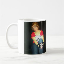 Tasse aime cuir de fonctionnaire "je"