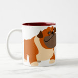 Tasse anglaise mignonne de bouledogue tasses