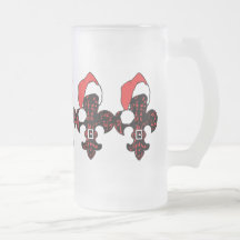 Tasse assoiffée de Père Noël Fleur de lis (1)