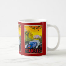 Tasse automatique d'affiche de vacances d'en de Gr