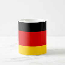 Tasse avec le drapeau de l'Allemagne