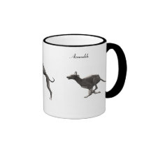 TASSE Azawakhs noir et blanc
