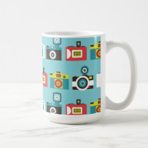 Tasse (bleue) d'appareils-photo de jouet