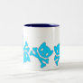 Tasse bleue paresseuse de Petsami
