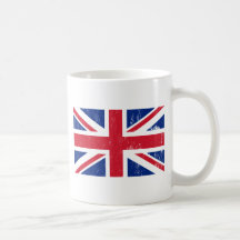 Tasse britannique de drapeau d'Union Jack