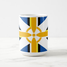 Tasse celtique de drapeau de royaume