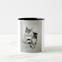 Tasse chat de gouttière