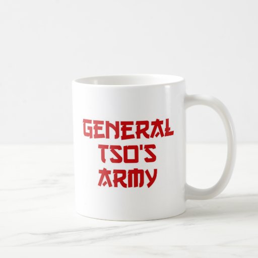 Tasse chinoise de thé vert de l'armée de la TSO gé