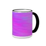 Tasse. Ciel rose et bleu/vent