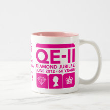 Tasse commémorative de jubilé de diamant