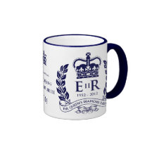 Tasse commémorative de jubilé de diamant