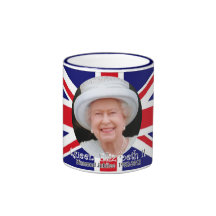 Tasse commémorative de jubilé de diamant de la Rei