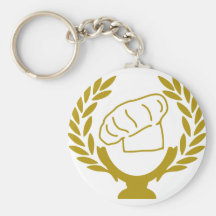 Tasse-couronne-cuisinier Porte-clefs