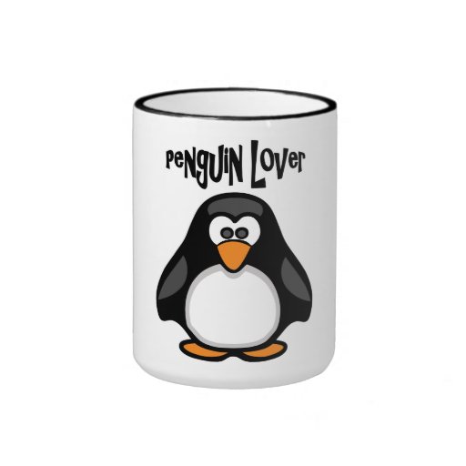 Tasse d'amant de pingouin