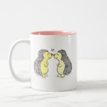 Tasse d'amour de hérisson