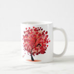 Tasse d'arbre de coeurs