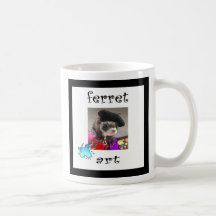 Tasse d'art de furet