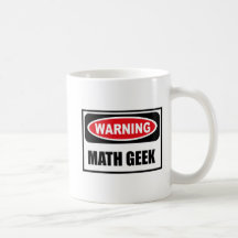 Tasse d'avertissement de GEEK de MATHS