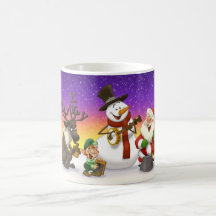 Tasse de bande de cruche de Noël