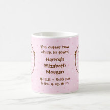 Tasse de bébé de souvenir de poussin de guingan