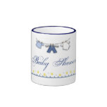 Tasse de bleu de baby shower