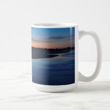 Tasse de bleu d'oiseaux de la jetée 3 de plage d'a