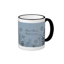 Tasse de bleus de belle de mariage