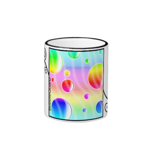 Tasse de bubblescape d'arc-en-ciel