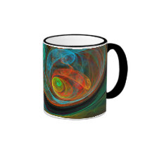 Tasse de café abstraite de renaissance