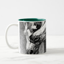Tasse de café Arabe de chevaux