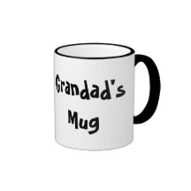 Tasse de café blanc de la tasse du papy