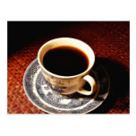 Tasse de café carte postale