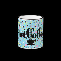Tasse de café chaude tasses