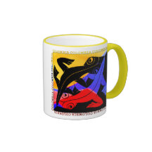 Tasse de café colombienne de lézard