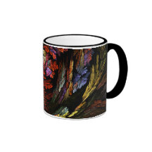 Tasse de café d'abrégé sur harmonie de couleur
