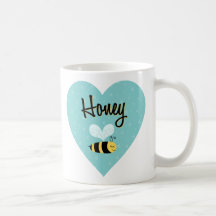 tasse de café de "abeille de miel" d'Abeille-rai