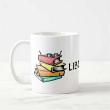 Tasse de café de bibliothécaire