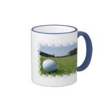 Tasse de café de fairway de golf