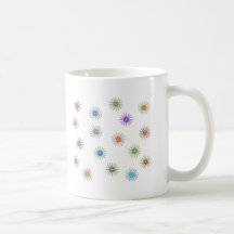 Tasse de café de flower power