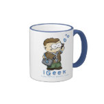 tasse de café de garçon d'iGeek