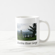 Tasse de café de gorge du fleuve Columbia