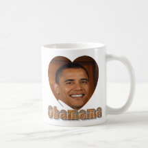 Tasse de café de maman Heart d'Obama