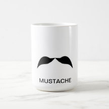 Tasse de café de moustache