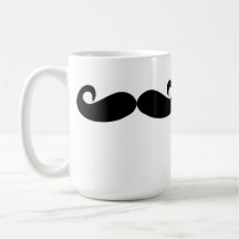 tasse de café de moustache
