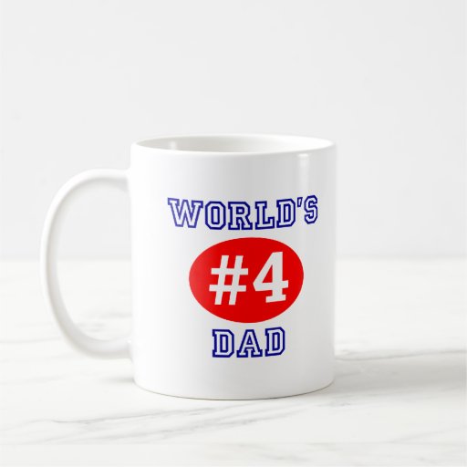 Tasse de café de papa du #4 du monde