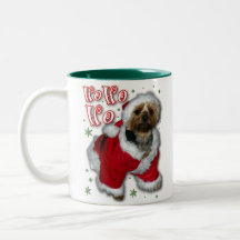 Tasse de café de Père Noël Yorkie