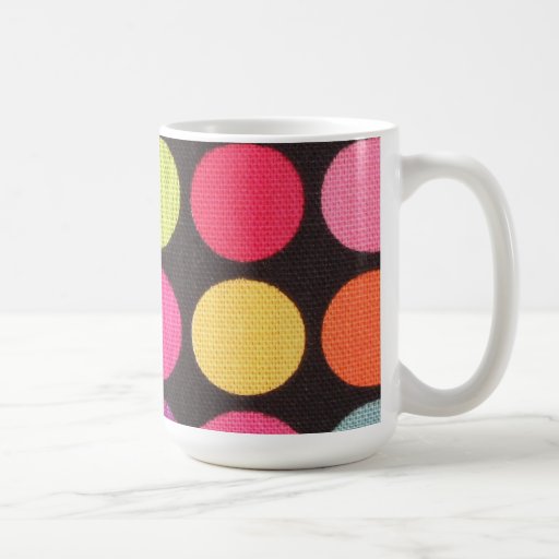 Tasse de café de point de polka