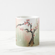 Tasse de café de prunier